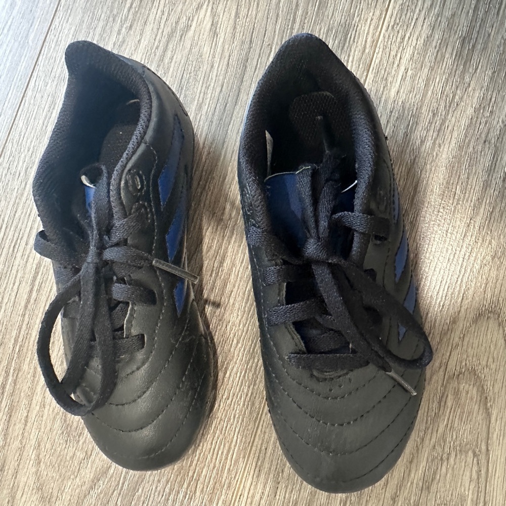 Kids Black and Blue Athletic Shoes